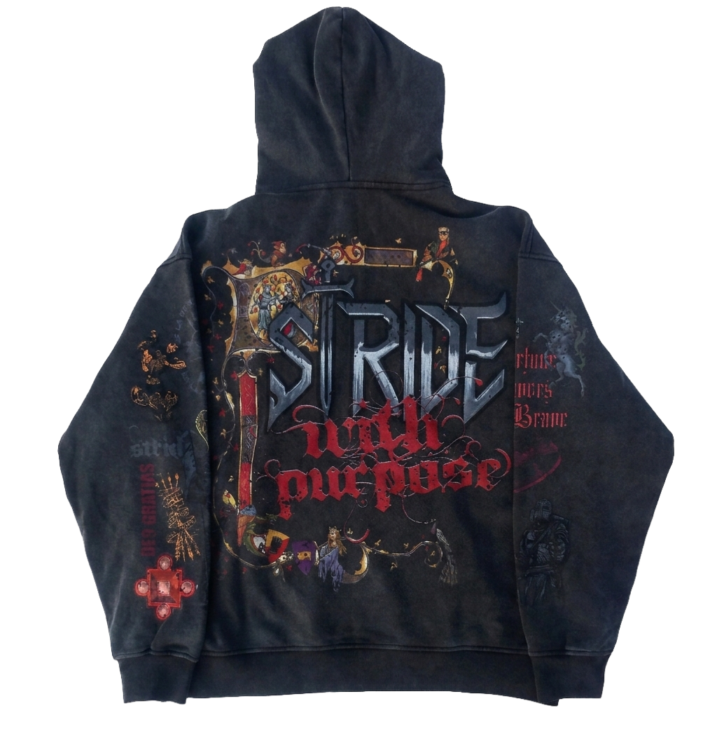 Destiny Woven Zip Up Hoodie